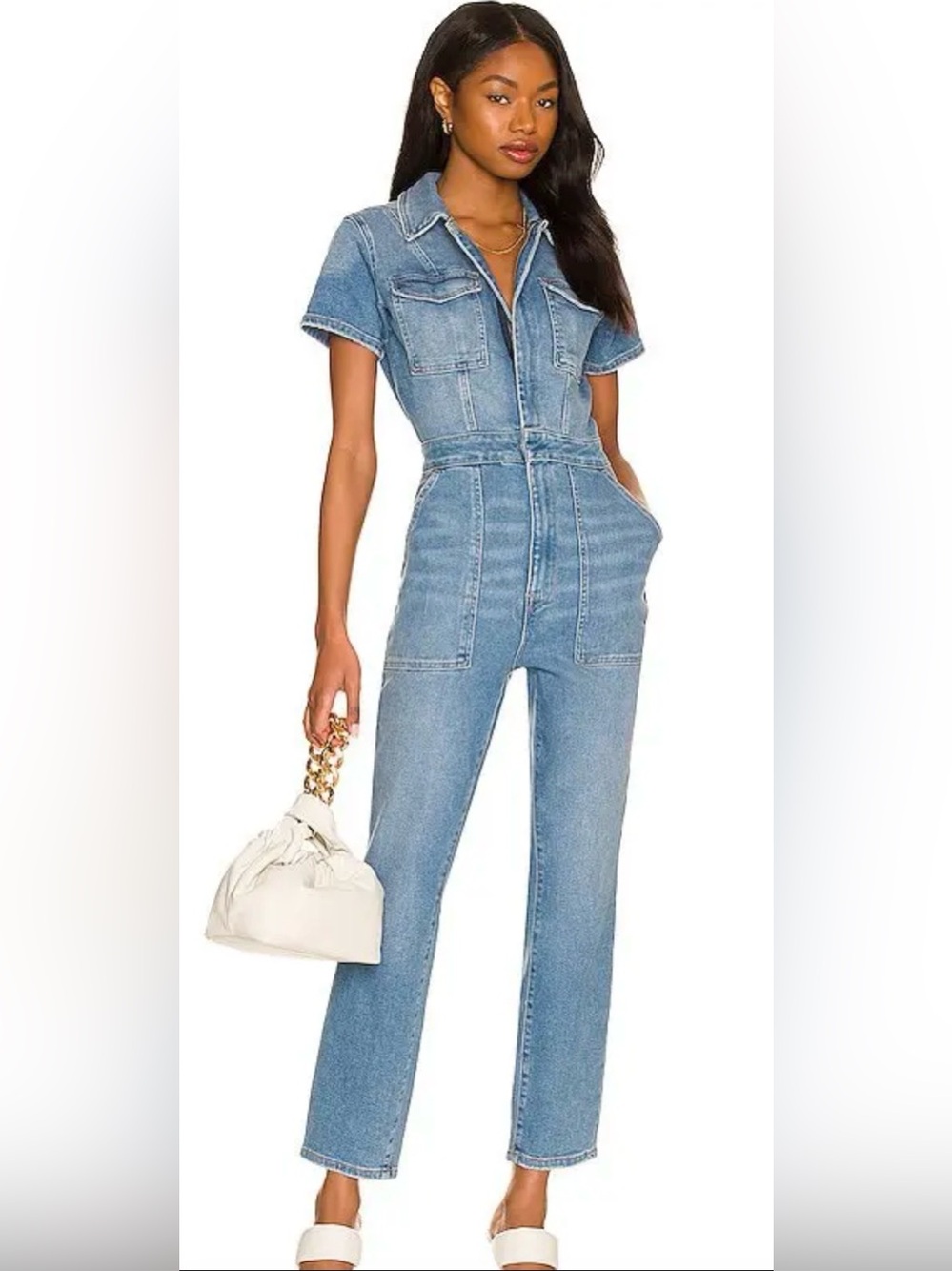 Good American Fit for Success Jumpsuit - Blue 274 - XS - NWT